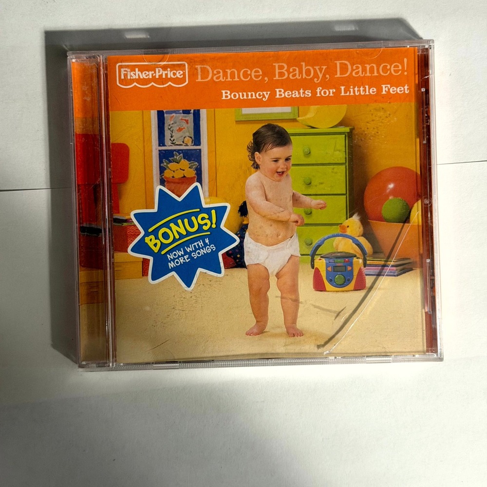 Fisher-Price Dance Baby Dance Bouncy Beats for Little‎ Feet CD 2006 19 Songs